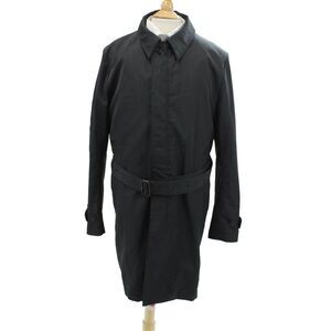 +J Mens Notched Collar Full Zipped Long Sleeve Basic Jacket Gray Size L